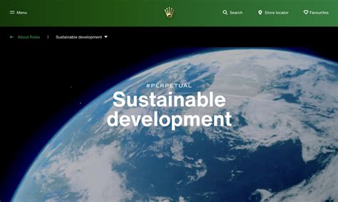 Rolex sustainability strategy